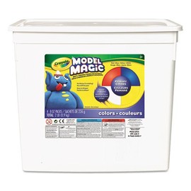 Model Magic Modeling Compound, 8 oz each Blue/Red/White/Yellow, 2lbs