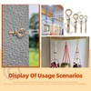 Tanstic 8Pcs M10 Concrete Eye Bolt Expansion Eyebolt Concrete Anchor