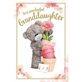 Granddaughter Me To You Bear Tatty Teddy Carte Blanche PhotoFinish Birthday Card