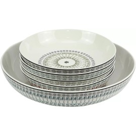 Signature Housewares 5-piece Serving Set Stoneware Bowls