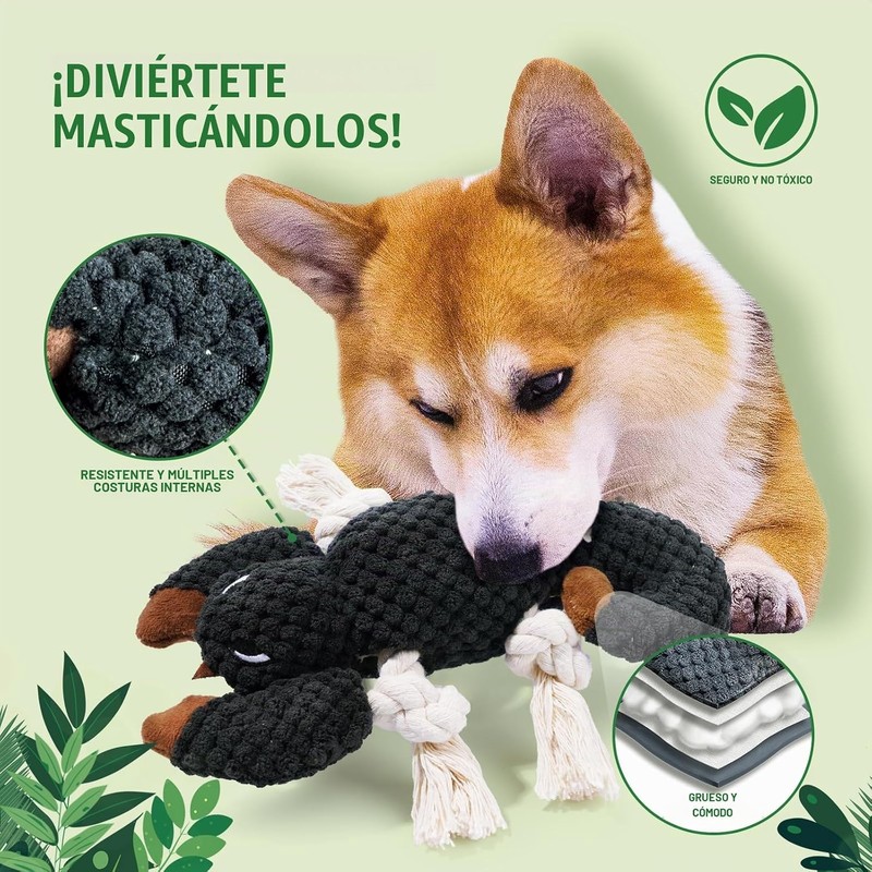 LEGEND SANDY - Juguetes Masticables y Juegos para Perros, Juguete