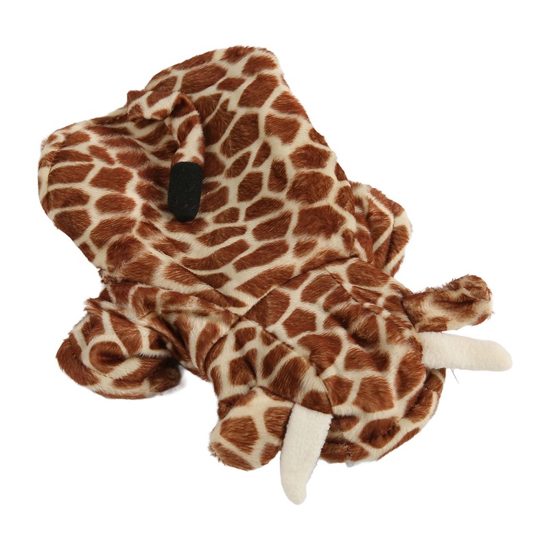 Dog Hoodie Winter Jacket Cute Fun Giraffe Design Warm Puppy