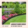 Playsafer L Shaped Flexible Rubber Scalloped Edger for Lawns Landscaping