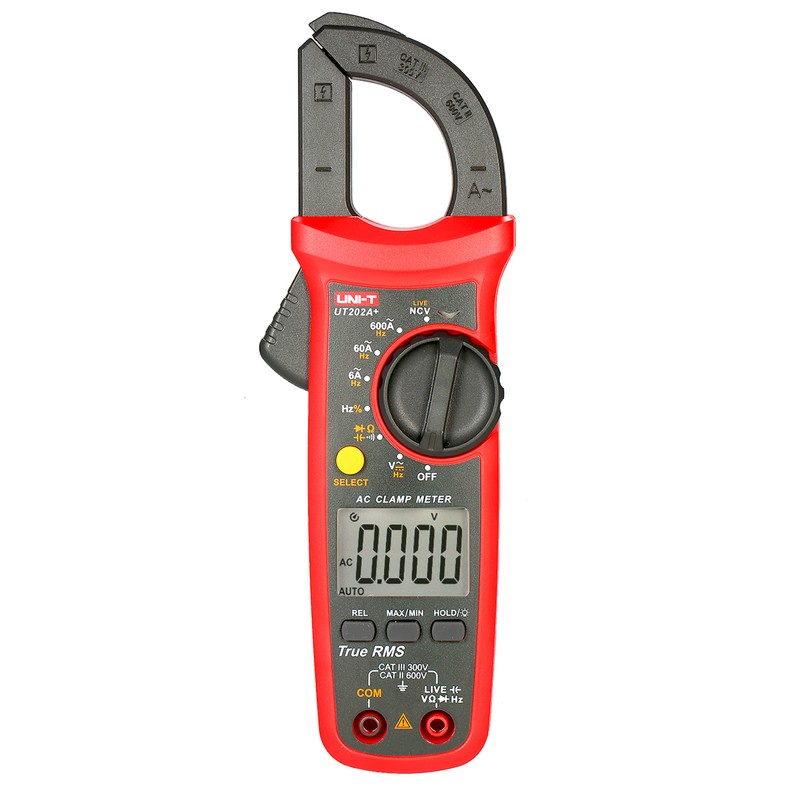 UNI-T UT202A+ 6000 Counts Digital Clamp Meter True RMS Multimeter