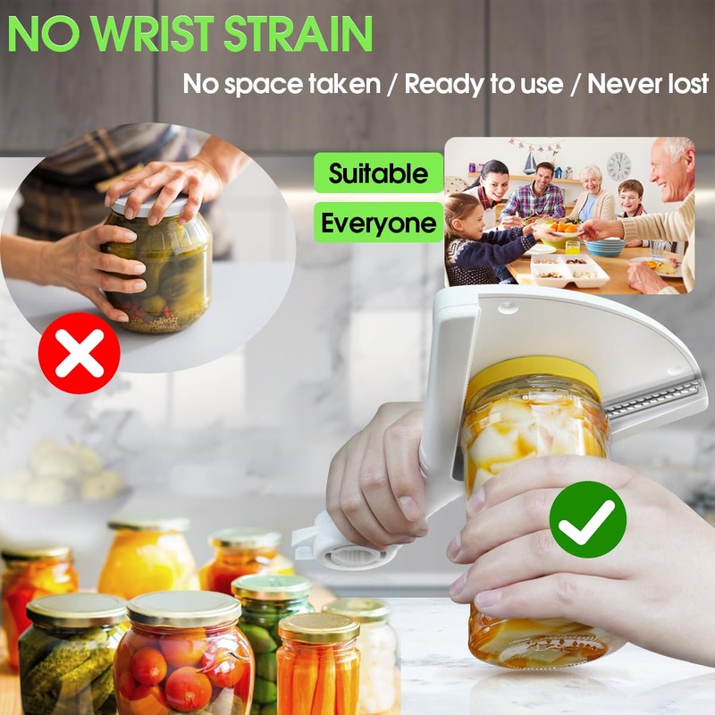 Zholp Latest Jar Opener，Bottle Opener for Weak Hands and Seniors