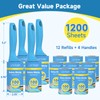 Swihauk 1200 Sheets Extra Sticky Lint Rollers for Pet Hair,