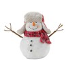 Melrose Set of 4 Snowmen with Scarf Christmas Tabletop Figurines
