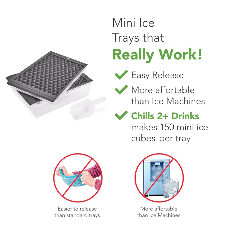 Tovolo Twist & Release Mini Ice Tray Set of 2