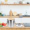 QWORK Food Storage Canisters, 6L/1.6Gal 304 Stainless Steel Flour Rice