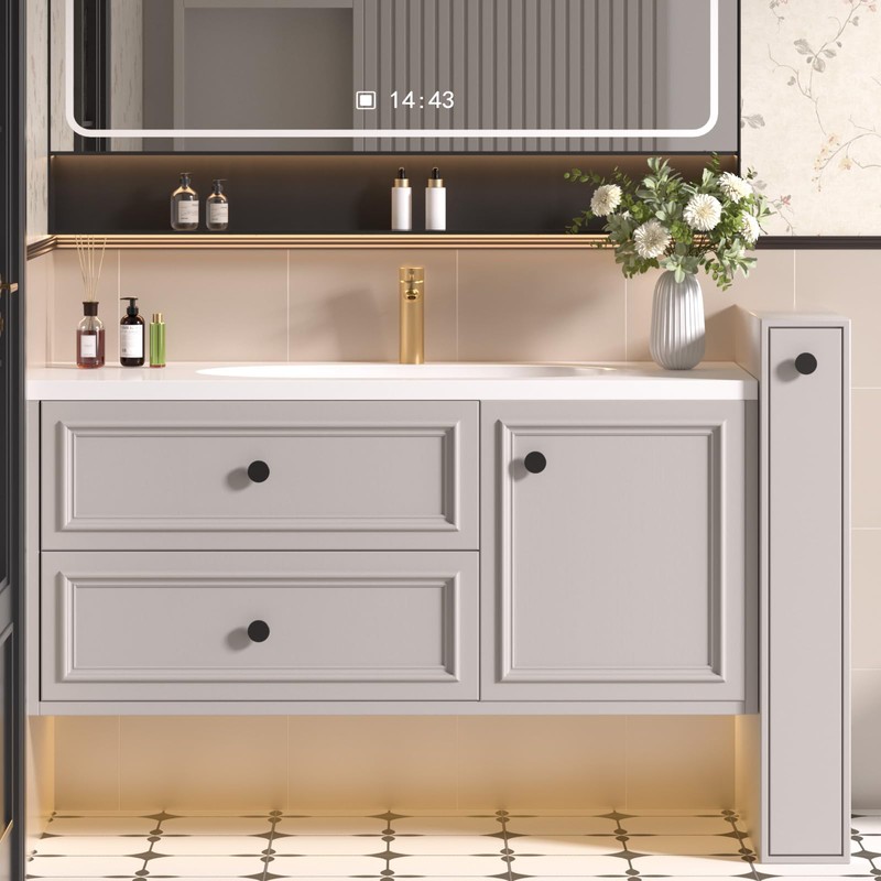 goldenwarm 5Pack Black Knobs Black Cupboard Knobs Round Single Hole