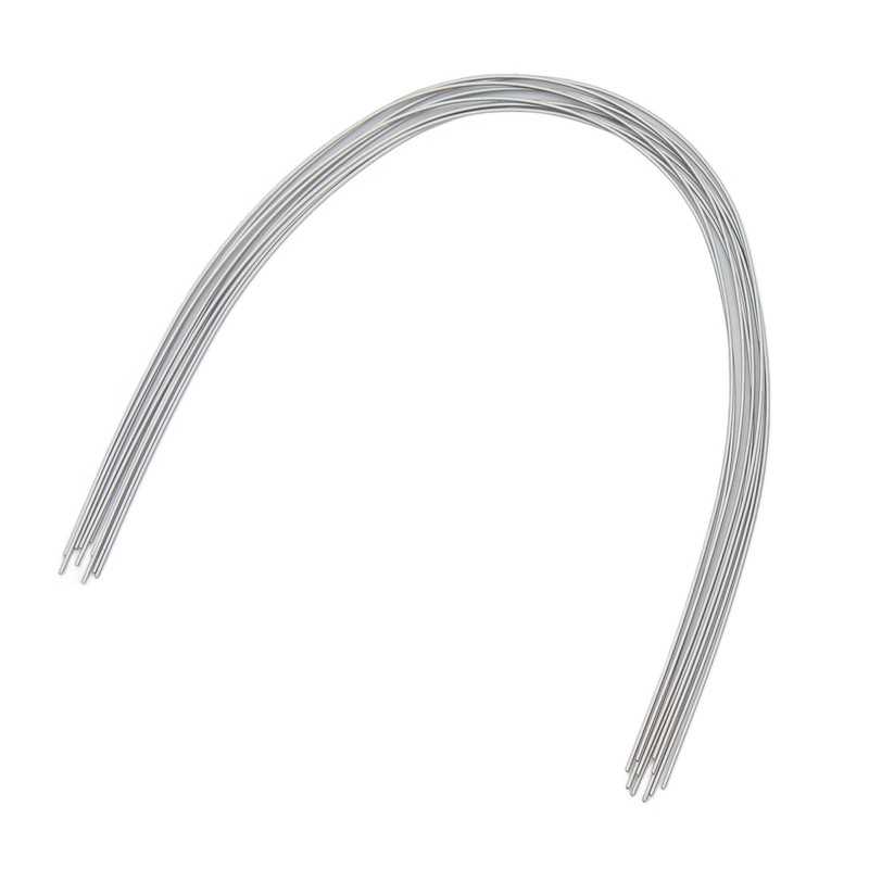 50pcs Teeth Nickel Titanium Wire Square Elasticity Medical Metal Orthodontics