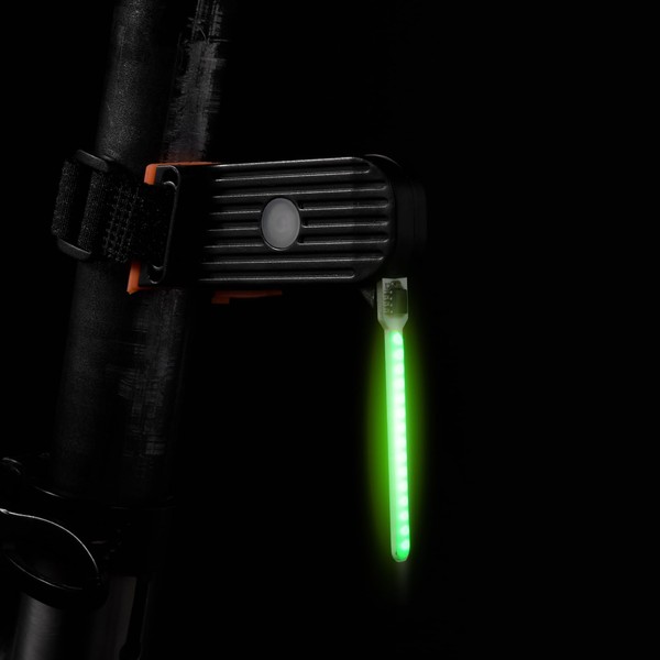 ACRUNU LED Photondrop Bike Tail Light, Red/Blue/Orange/Yellow Flowing Taillight,3 Modes