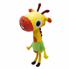 BANDAI Milo Giraffe Teddy Plush Toys - 20cm Lofty Giraffe Toy from the Milo Animated Series | Cute and Cuddly Boys and Girls Toys with Soft Touch Material | Adorable Cartoon Animals Toys for Kids