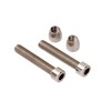Rwraps 3.0 Inch Split Flange Repair Kit,Iron galvanized Exhaust Flange