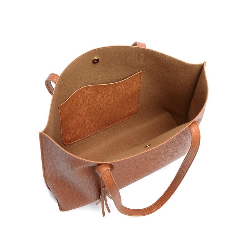 Dreubea Women's Soft Faux Leather Tote Shoulder Bag from, Big