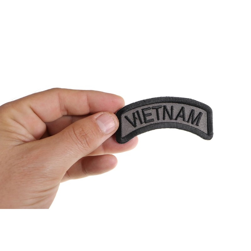 Vietnam Rocker Patch - 3x1.5 inch. Embroidered Iron on Patch