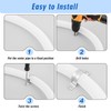 Yaocom 100 Pcs 1 1/4 Inch Pipe Strap Stainless Steel