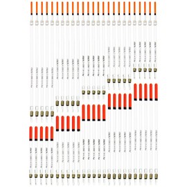 DNA Leisure Clear Coarse Carp Loaded and Unloaded Wide and Thin Tip Crystal Waggler Floats x10 x20 & x50 Sets (10x Unloaded Floats)