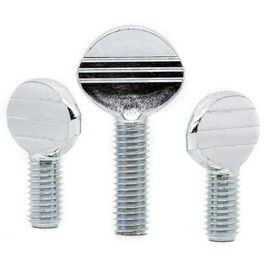 M6 (6mm x 10mm) Thumb Screws Wing Bolts Carbon Steel AN264 (Pack of 10)