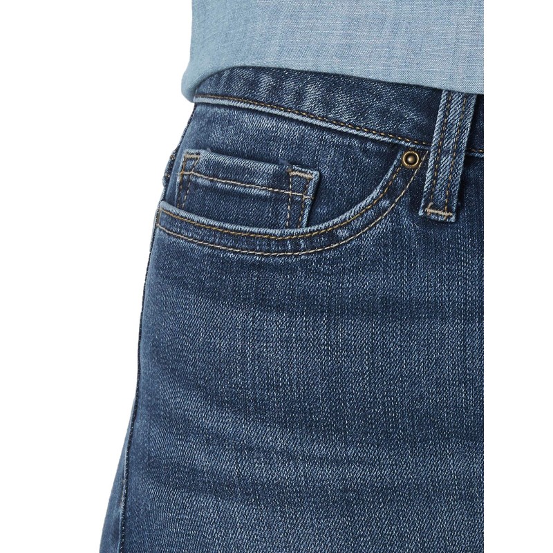 Lee Women's Legendary Mid Rise Straight Leg Jean Seattle 12