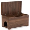 Baxton Studio Mariam Modern and Contemporary Walnut Brown Finished Wood