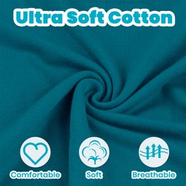 2Pk Newborn Baby Knotted Gown, Super Soft Silky Infant Long Sleeve Sleeper for Baby Sleeping with Hat or Headband (2 Packs)