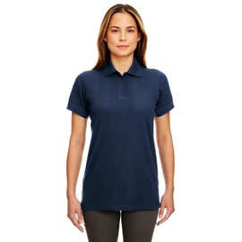 UltraClub Ladies' Classic Piqué Polo L NAVY