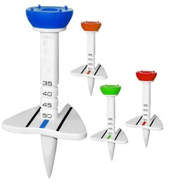 GreenLife Golf Alignment Tee, Set of 4, 5 Height Adjustment, Launch Direction Adjustment, Can Be Used as Green Markers, Perfect as a Present, Competition Prize, Set of 4 (Invoice System Compatible)