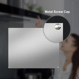 ThermoMate 24 x 30 Inch Stainless Steel Backsplash, Range Hood Wall Shield, Backsplash Behind Stove, Pre-Drilled Holes for Easy Mounting, Splash-Proof, Effortless Cleaning