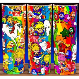 80s Rainbow Brite and Starlite Cup Mug Tumbler 20oz