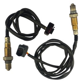 MTKHMN Downstream and Upstream Oxygen O2 Sensor fit for Volkswagen vw 2013-2014 Beetle, 2010-2014 Golf, 2005-2012 Jetta, 2012-2014 Passat, 2006-2009 Rabbit 2.5L 2PCS