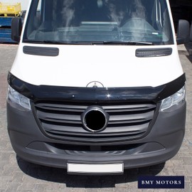BMY Hood Deflector/Front Bug Shield Compatible for Mercedes Sprinter 2019-2025 Hood Guard Bonnet Protector | Particles & Bug
