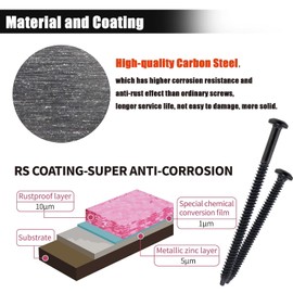 Metal Insulation Plates Self Tapping into Metal and Wood Roof Decks EPDM TPO Goes with Plates to Meet a Variety of Roofing (9", 12# Roofing Fastener, 100)