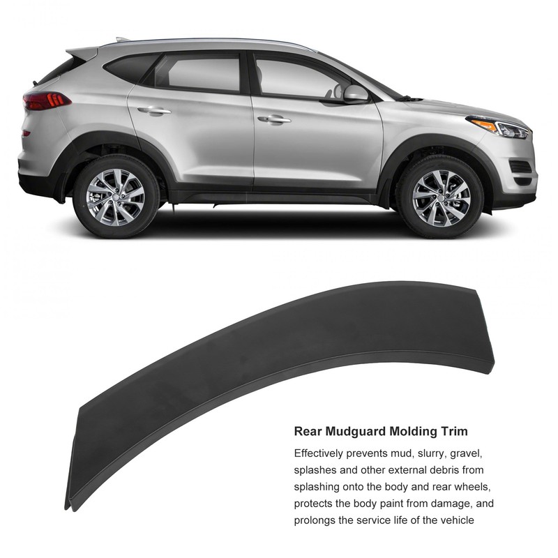 Rear Mudguard Molding Trim Protective Rugged Rear Mudguard Wheel Molding