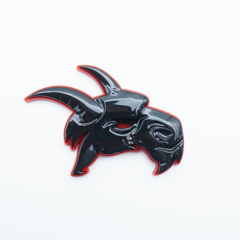 2pcs Custom Head Side Emblems 3D Badges Nameplate Replacement for