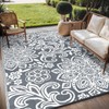 Findosom Waterproof Outdoor Rug 6' x 9' - Reversible Mandala