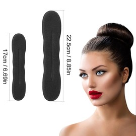 KIRZAX 6er-Pack Blumen-Dutt-Lockenwickler, Lazy Curlers,French Twist-Dutt-Clips, Elegante Damen-Haar-Accessoires, Magic-Dutt-Accessoires für Frauen und Mädchen mit mittellangem und langem Haar