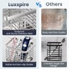 Luxspire Toothbrush Holders for Bathroom, Stainless Steel Electric Toothbrush Holder