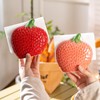 Strawberry Napkin Holder for Table, Cute Ceramic Fruits Paper Napkins