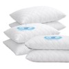LSC Waterproof Pillow Protectors 6 Pack Quilted Ultra Soft Anti