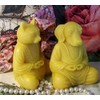 Beeswax Buddha Zen Dog Candle