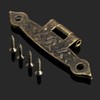 Dophee 8Pcs Hinges Retro Butt Hinges Antique Hinges Bronze with