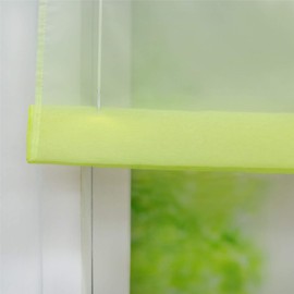 ESLIR Roman Blind No Drilling Required Transparent with Eyelets Colour Gradient Curtains with Hooks Eyelets Modern Curtains 1 Piece