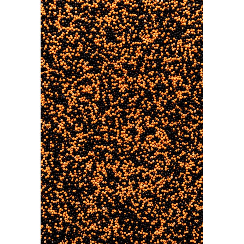 30g Edible Black and Orange 100s & 1000s Hundreds and