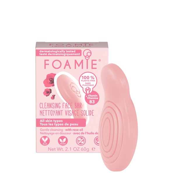 Foamie Cleansing Face Bar I Rose Up Like This All Skin Types , 80g