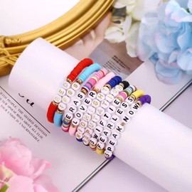 9 Pcs Friendship Bracelets,1989 Lover Fearless Reputation Album Friendship Bracelets for Women Girl,Christmas Gifts