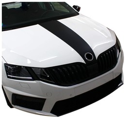 D082 Bonnet Decoration Custom Film Powerdome Sticker Design Accessories Vinyl, matt black