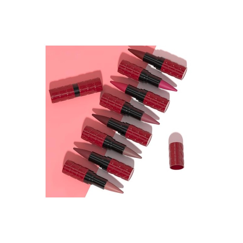 evpct Juego de Lápiz Labial y Delineador de Labios Mate