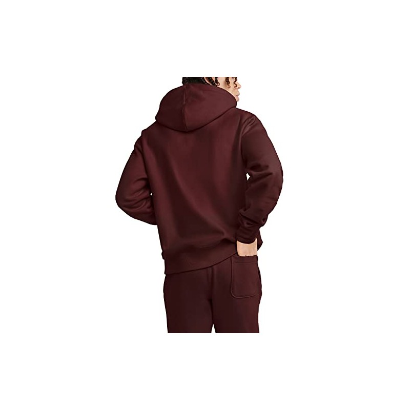 Champion Men's Reverse Weave Pullover, Sgma Maroon Left Chest C,