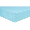Trend Lab Jersey Fitted Crib Sheet, Leaves